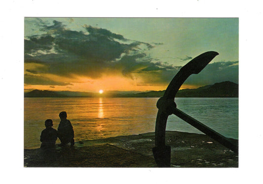 Ansichtskarte Sonnenuntergang / Spanien