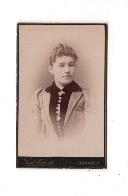 Fotografie Damenportrait - Elberfeld 1880er