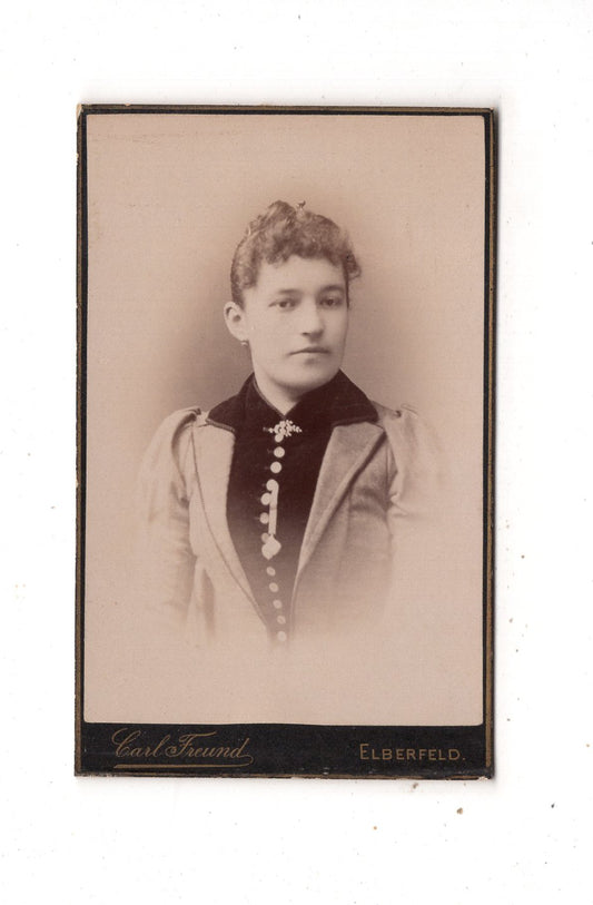 Fotografie Damenportrait - Elberfeld 1880er