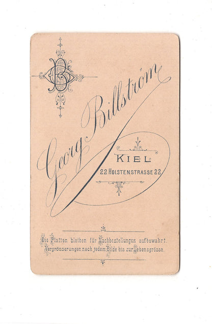 Fotografie Damenportrait - Kiel um 1890 / CDV C1-10