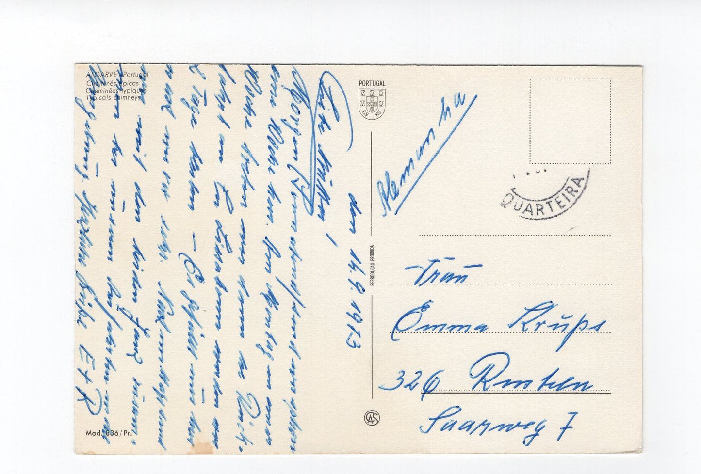 Ansichtskarte Algarve / Portugal