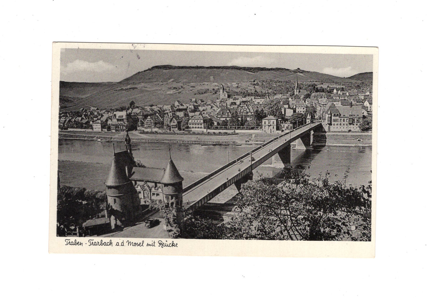 Ansichtskarte Traben-Trarbach an der Mosel mit Brücke