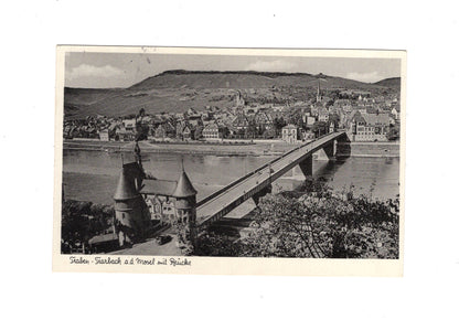 Ansichtskarte Traben-Trarbach an der Mosel mit Brücke