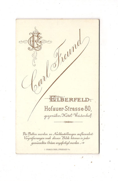 Fotografie Damenportrait - Elberfeld 1880er