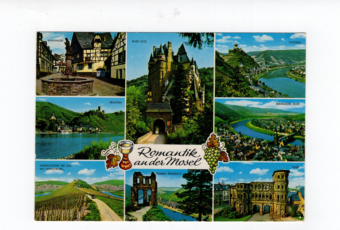 Ansichtskarte Romantik an der Mosel / Burg Eltz +++