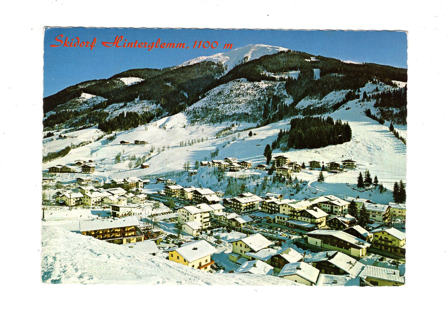Ansichtskarte Hinterglemm / Salzburger Land / Österreich