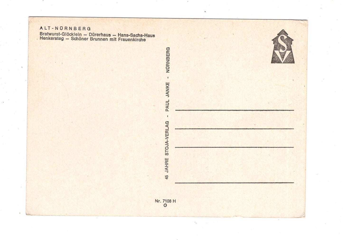 Ansichtskarte Nürnberg / Bratwurst-Glöcklein +++ / M1-52