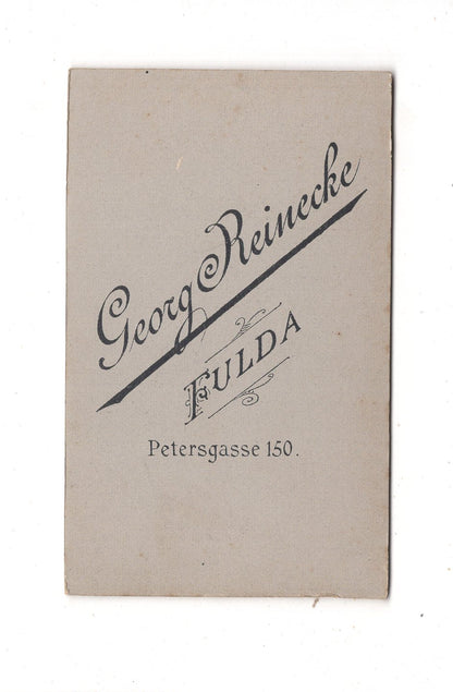 Fotografie Feine Dame - Fulda 1890er / CDV L1-31