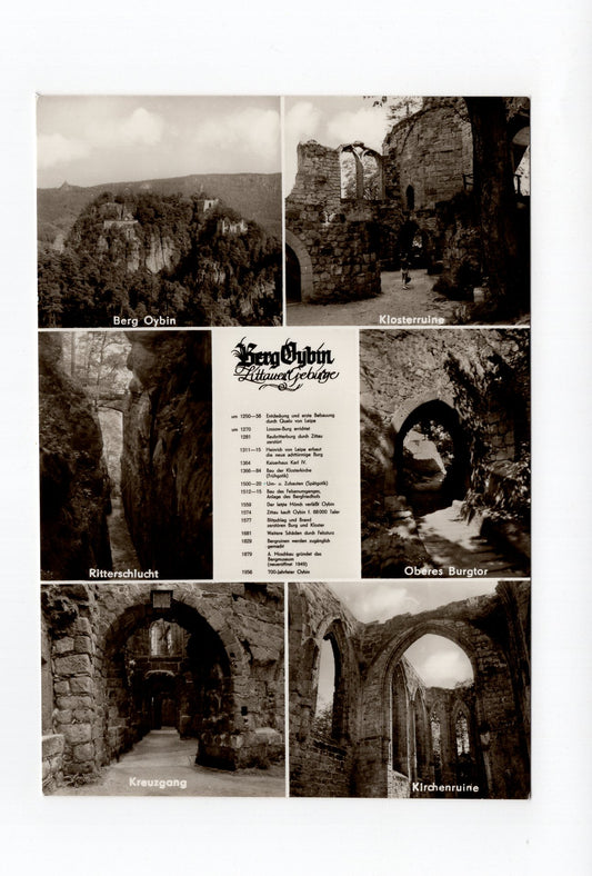 Ansichtskarte Berg Oybin / Zittauer Gebirge