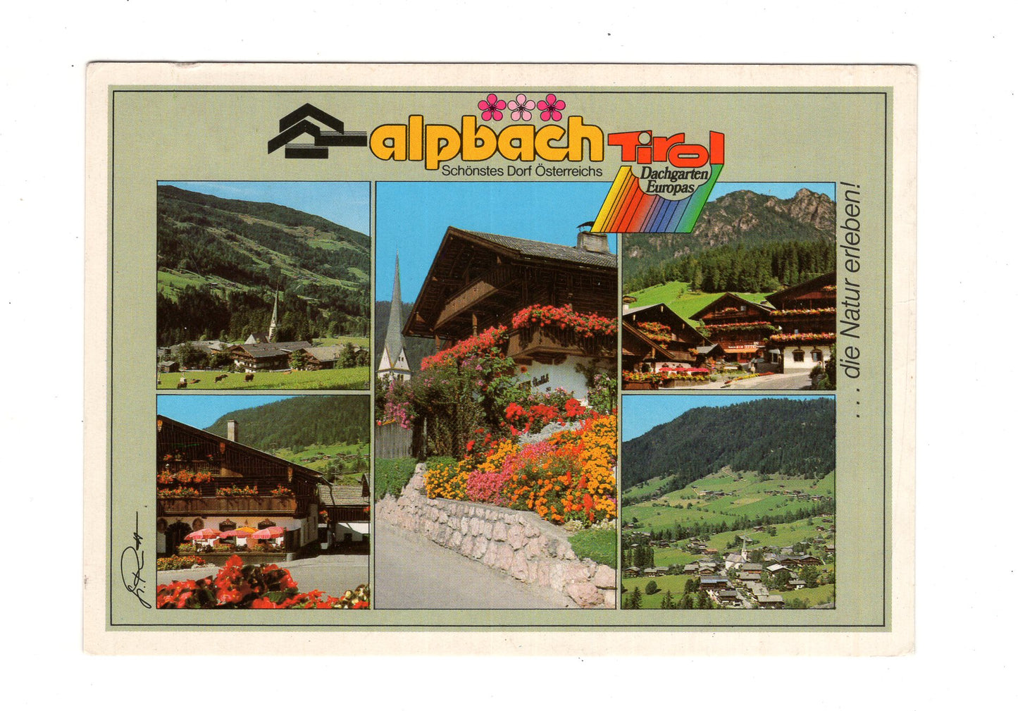 Ansichtskarte Alpbach / Tirol / Österreich