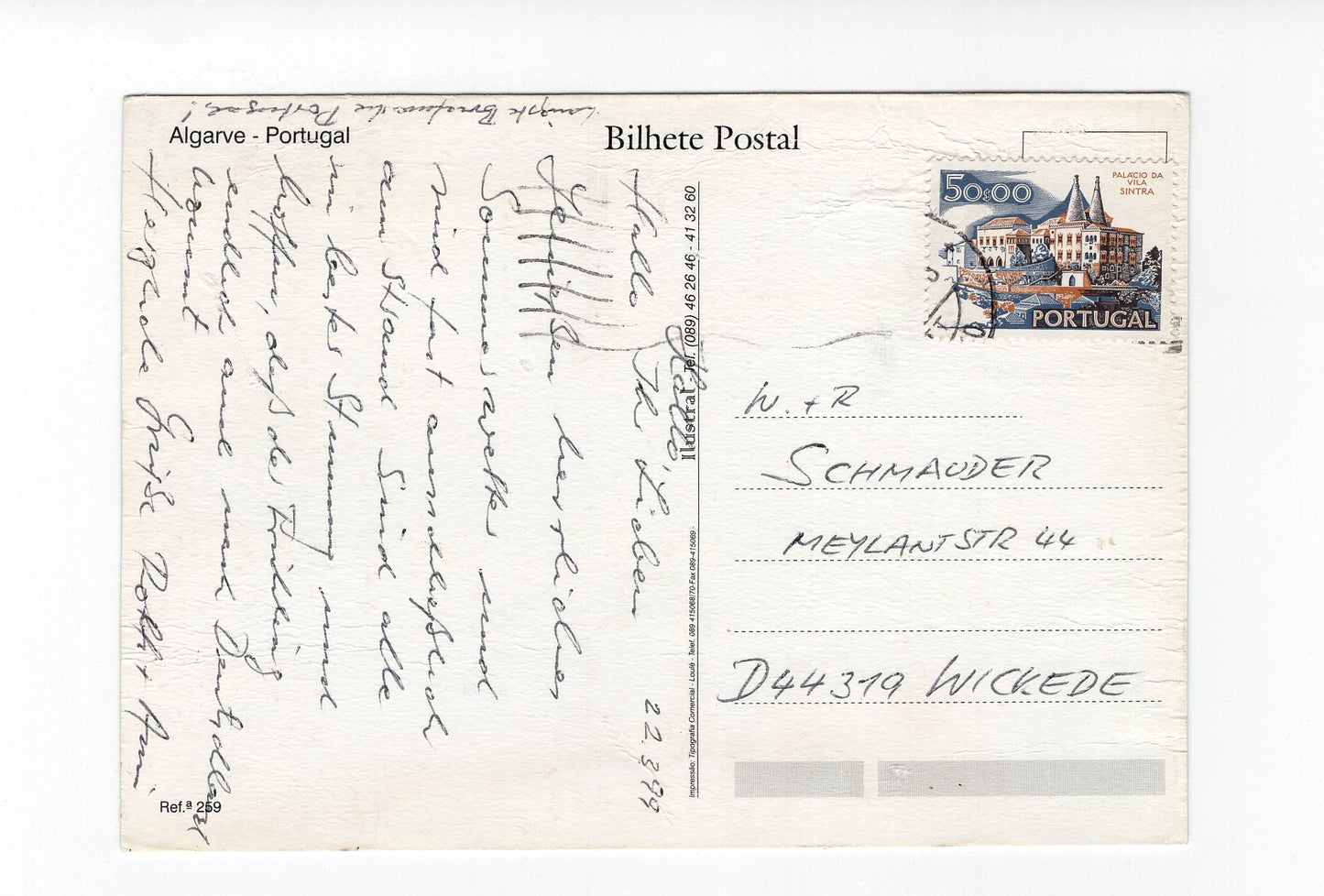 Ansichtskarte Algarve / Portugal