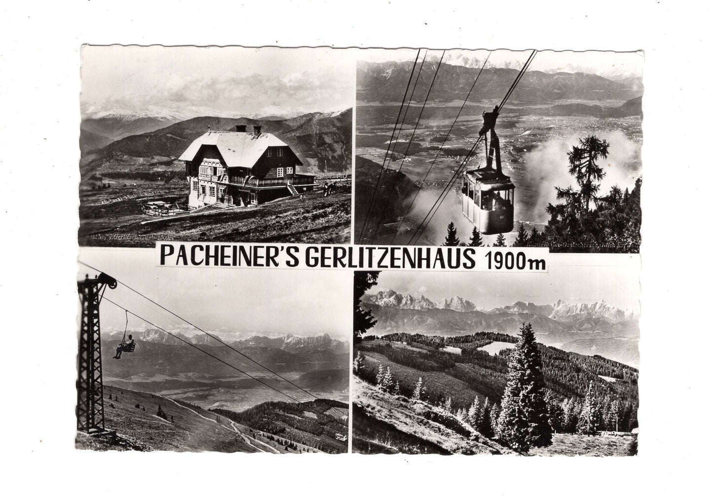 Ansichtskarte Pacheiners Gerlitzenhaus / Österreich / N1-70