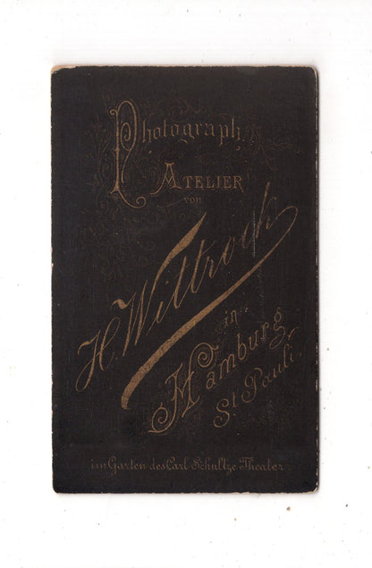 Fotografie Niedliche kleine Kinder - Hamburg um 1880