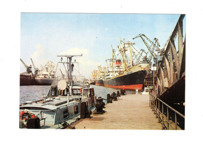 Ansichtskarte Bremen / Überseehafen