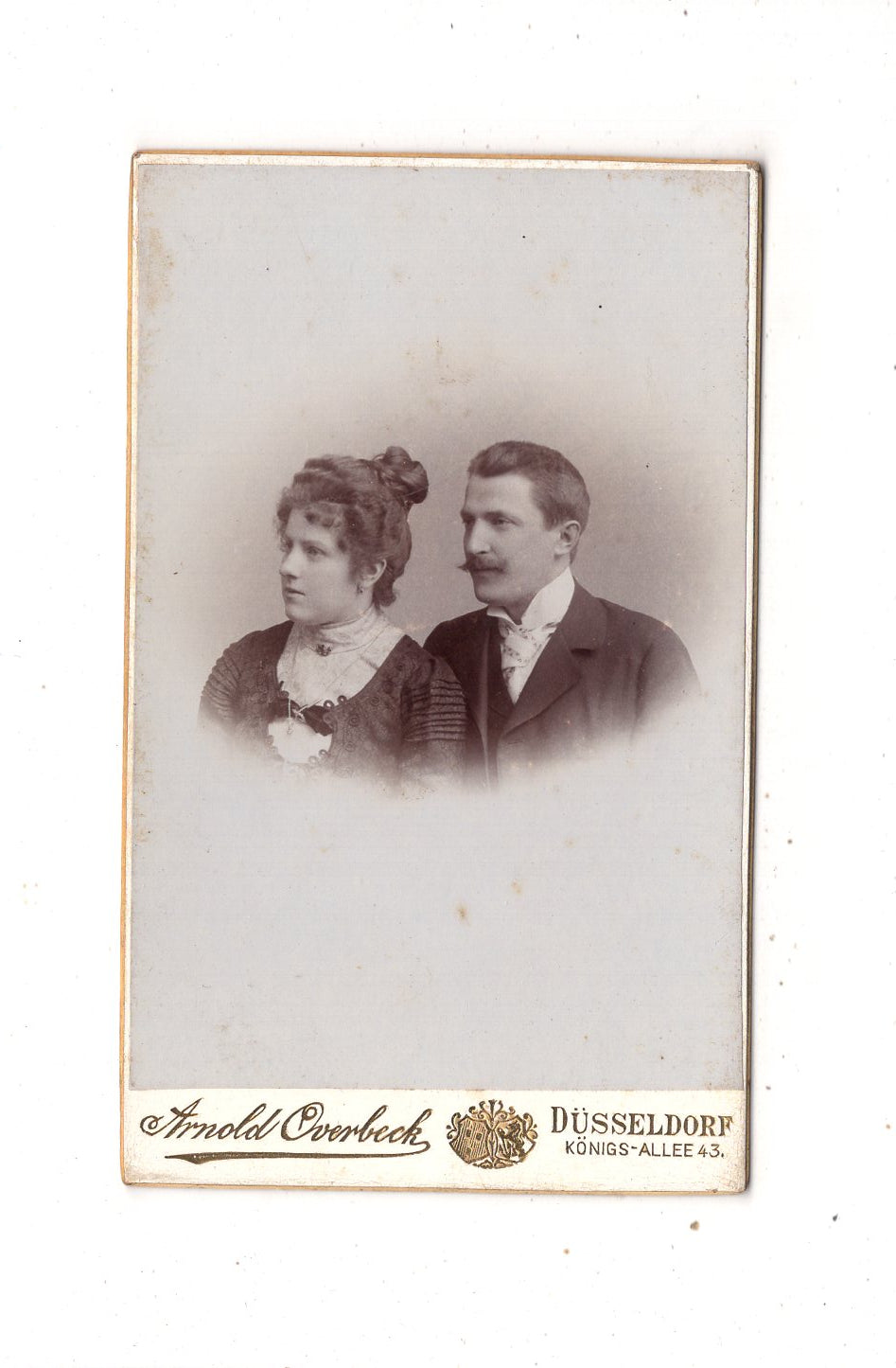 Fotografie Feines Paar - Düsseldorf 1890er