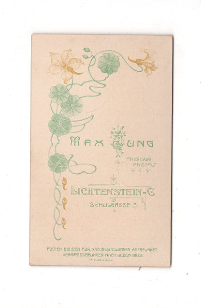 Fotografie Feine Dame - Lichtenstein in Sachsen 1890er / CDV L1-31