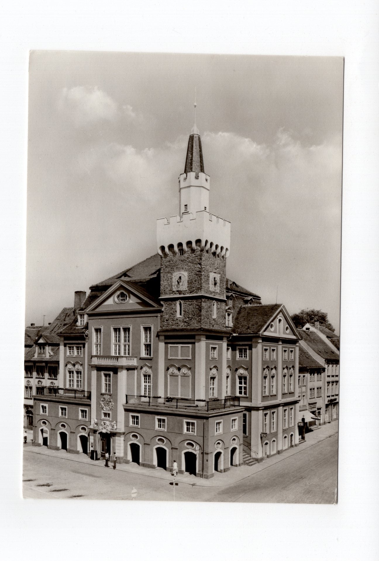 Ansichtskarte Löbau / Sachsen / Rathaus