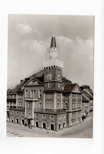 Ansichtskarte Löbau / Sachsen / Rathaus