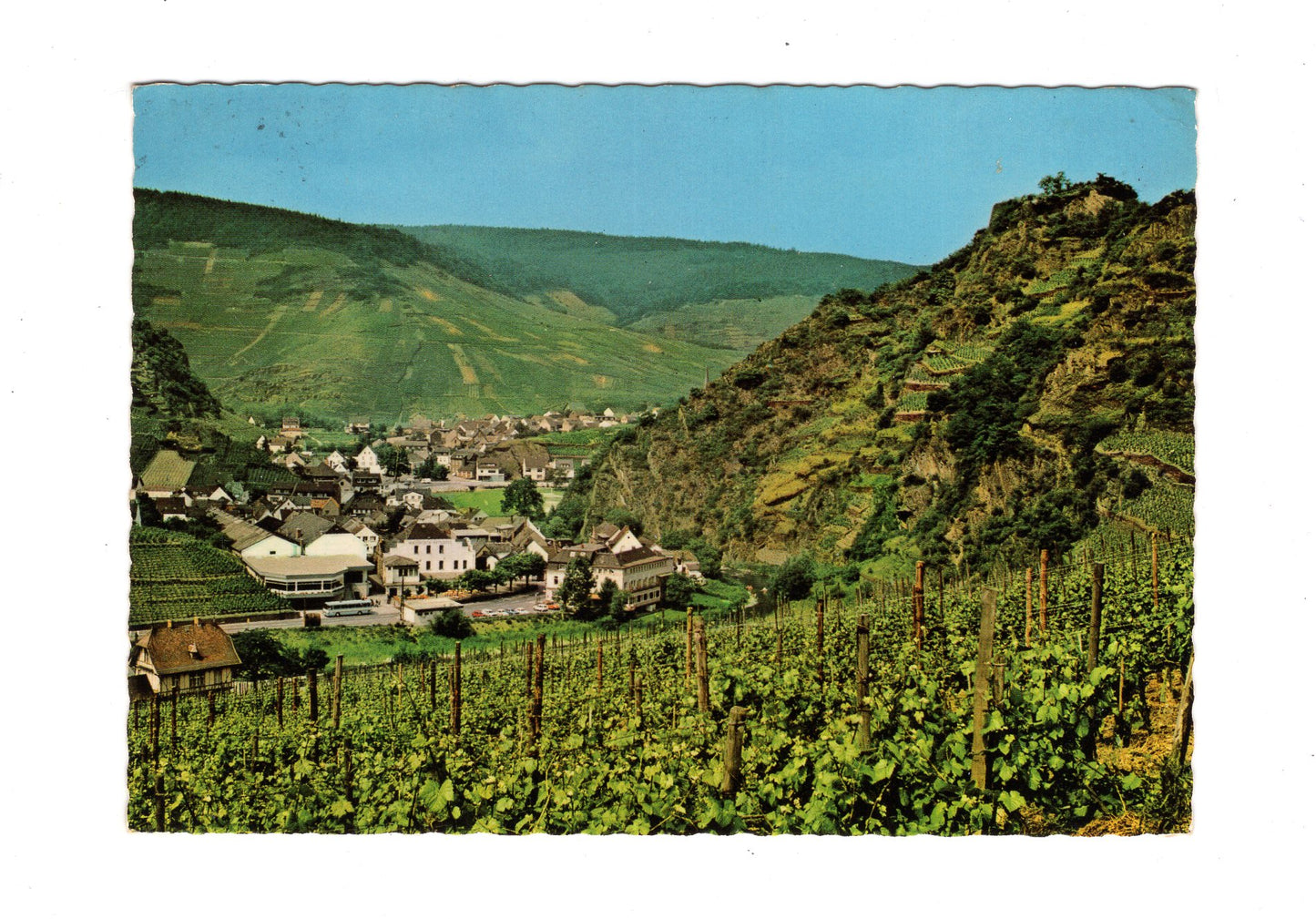 Ansichtskarte Mayschoß an der Ahr mit Ruine Saffenburg