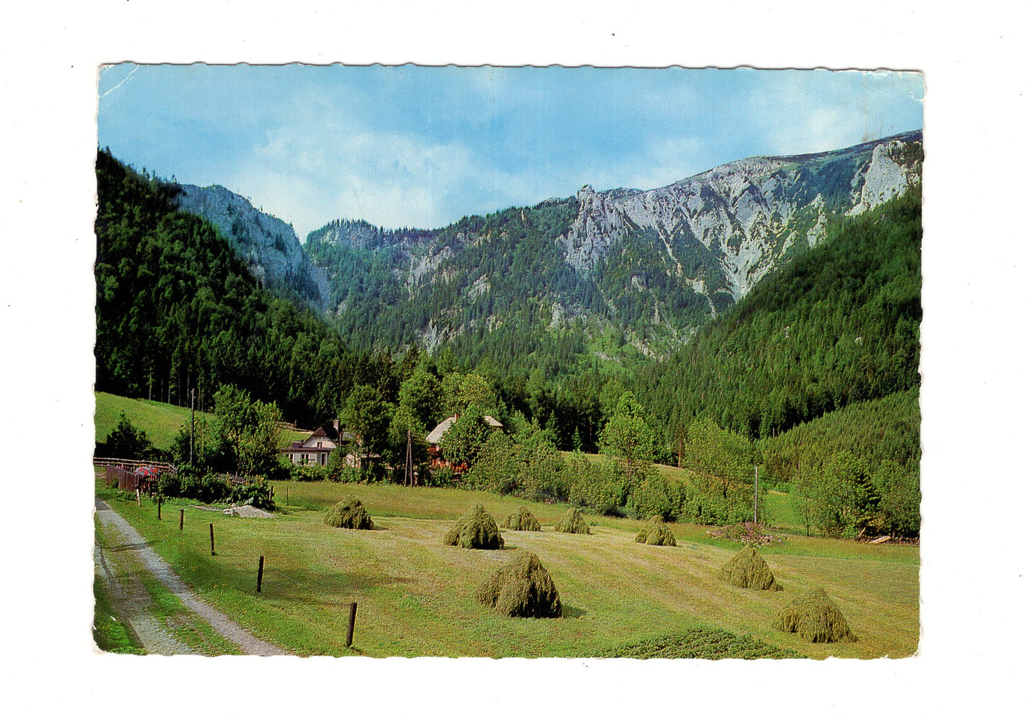 Ansichtskarte Oberwallner´s Gastwirtschaft / Tirol bei Neuberg / Steiermark / Österreich