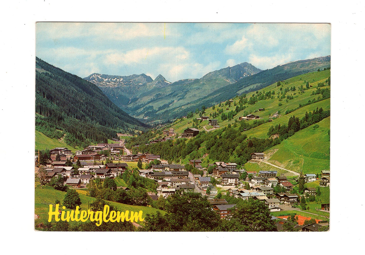 Ansichtskarte Hinterglemm / Salzburger Land / Österreich