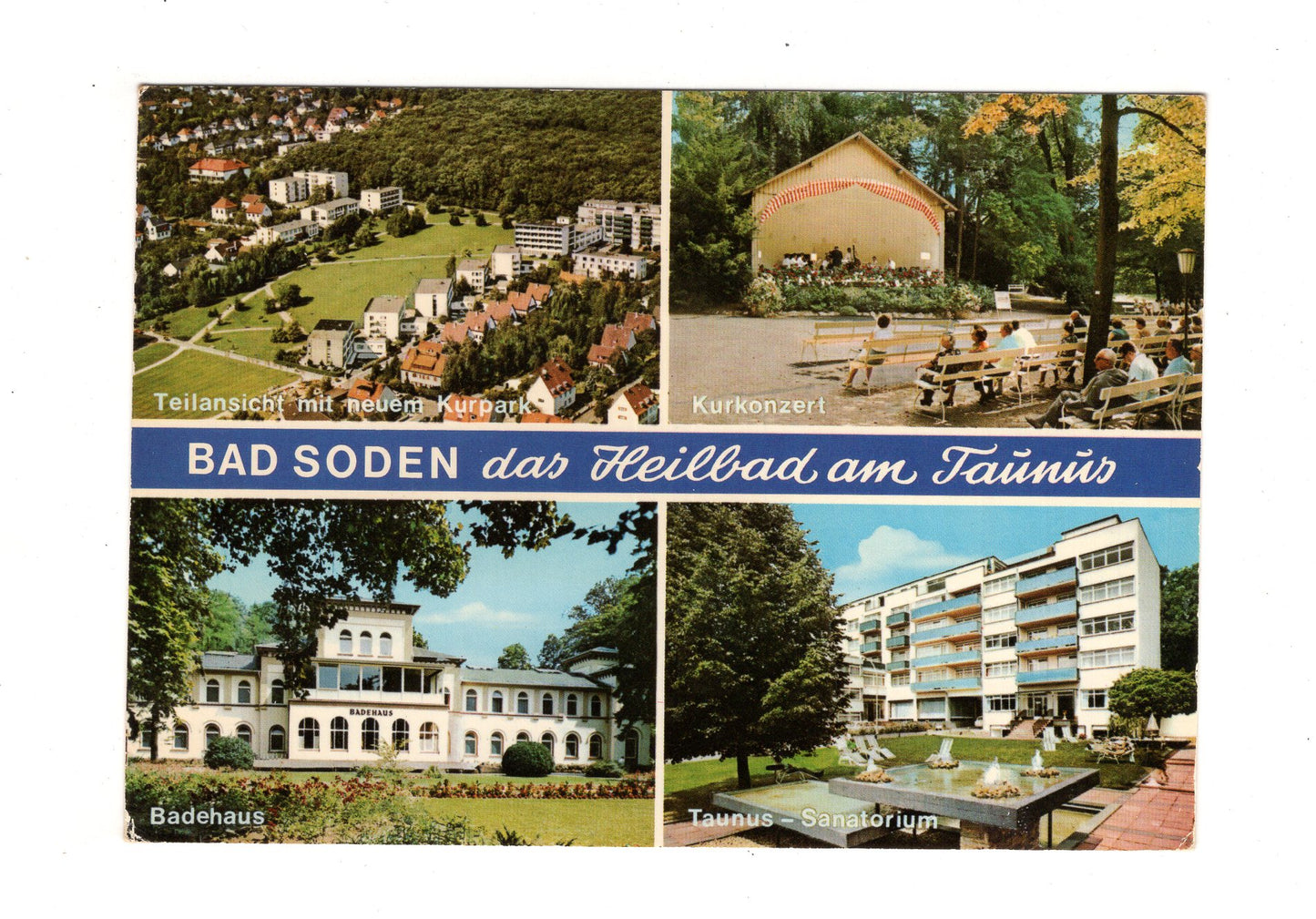 Ansichtskarte Bad Soden am Taunus / Taunus-Sanatorium