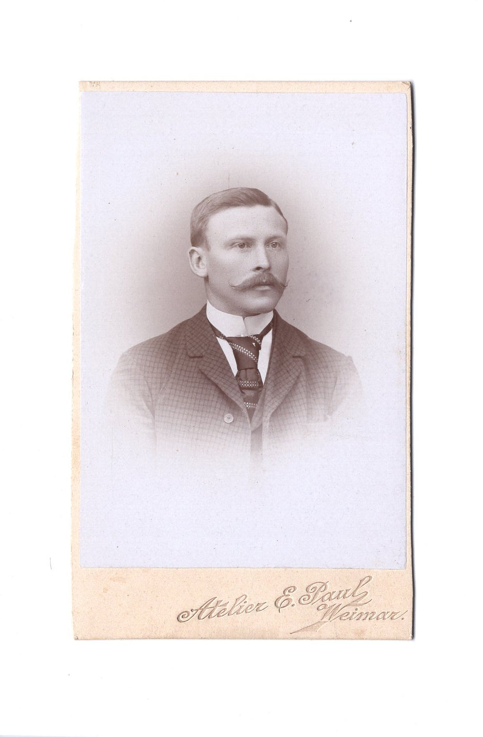 Fotografie Herrenportrait - Weimar 1890er