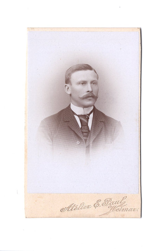 Fotografie Herrenportrait - Weimar 1890er