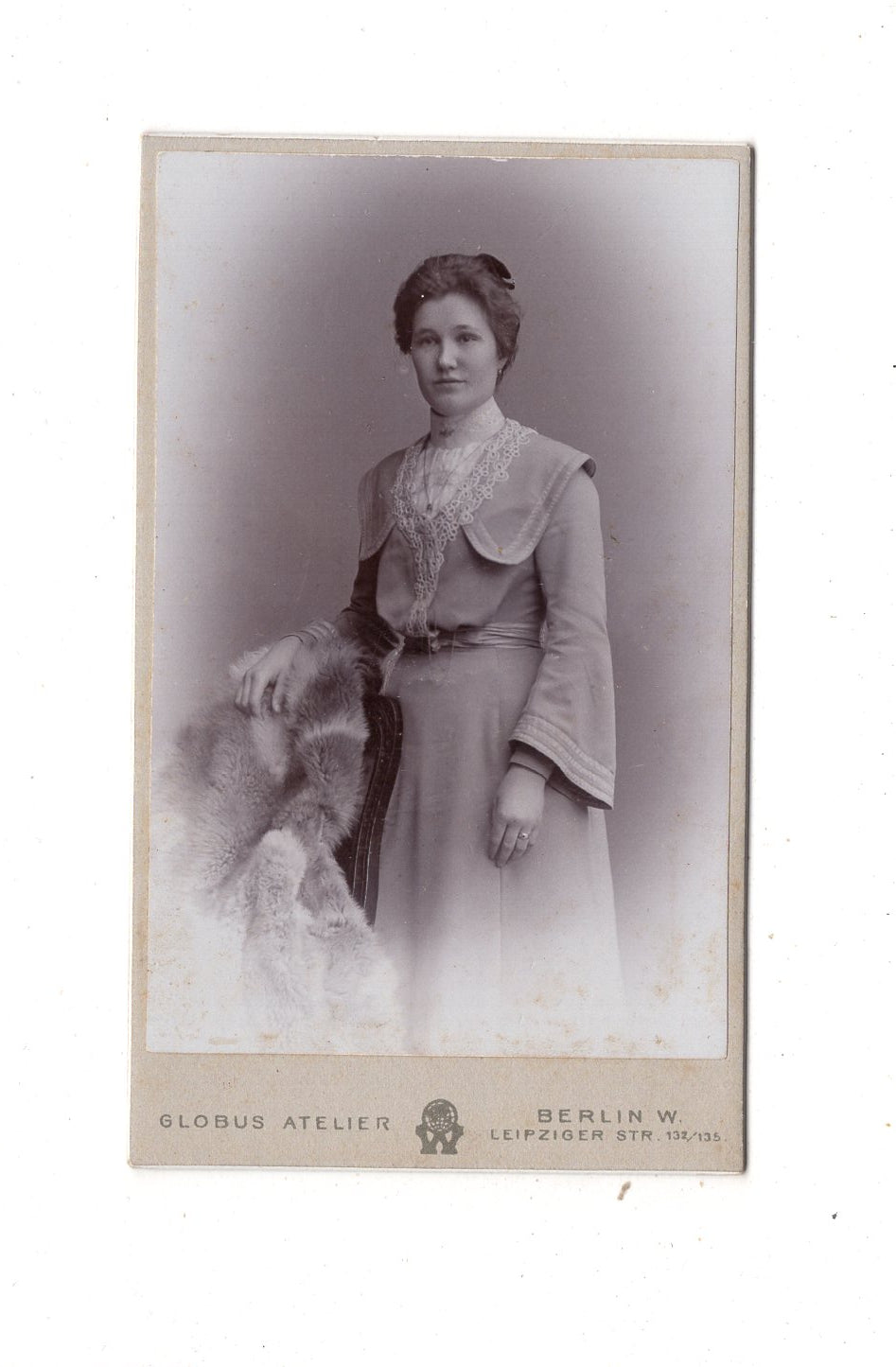 Fotografie Feine Dame - Berlin um 1900 / CDV L1-31