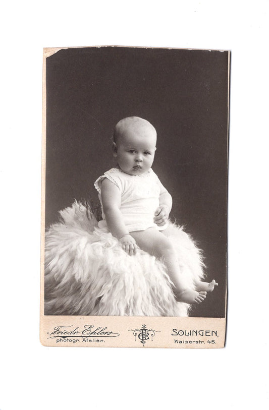 Fotografie Schönes Kinderbild / Baby - Solingen um 1910