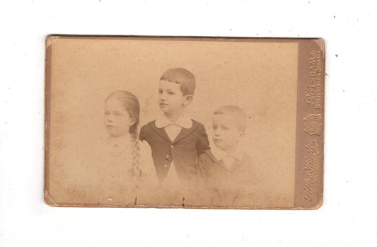 Fotografie Niedliche kleine Kinder - Potsdam / Brandenburg / Spandau 1880er