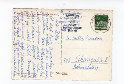 Ansichtskarte Kramerplateauweg bei Garmisch-Partenkirchen