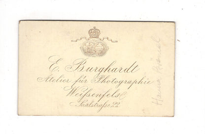 Fotografie Niedliches kleines Mädchen - Weißenfels 1880er / CDV M1-33