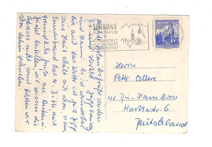 Ansichtskarte Brand gegen Scesaplana / Vorarlberg / Österreich / N1-70