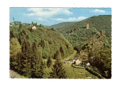 Ansichtskarte Manderscheid / Eifel / Blick auf die Burgen / H1-61