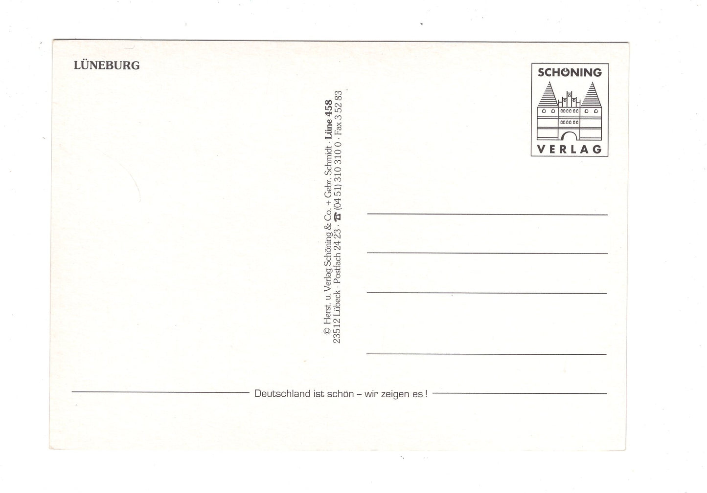 Ansichtskarte Grüße aus Lüneburg / I1-59