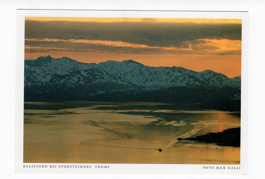 Ansichtskarte Balsfjord bei Storsteinnes / Troms / Norwegen