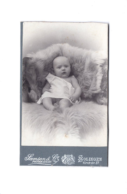 Fotografie Schönes Kinderbild / Baby - Solingen 1900er