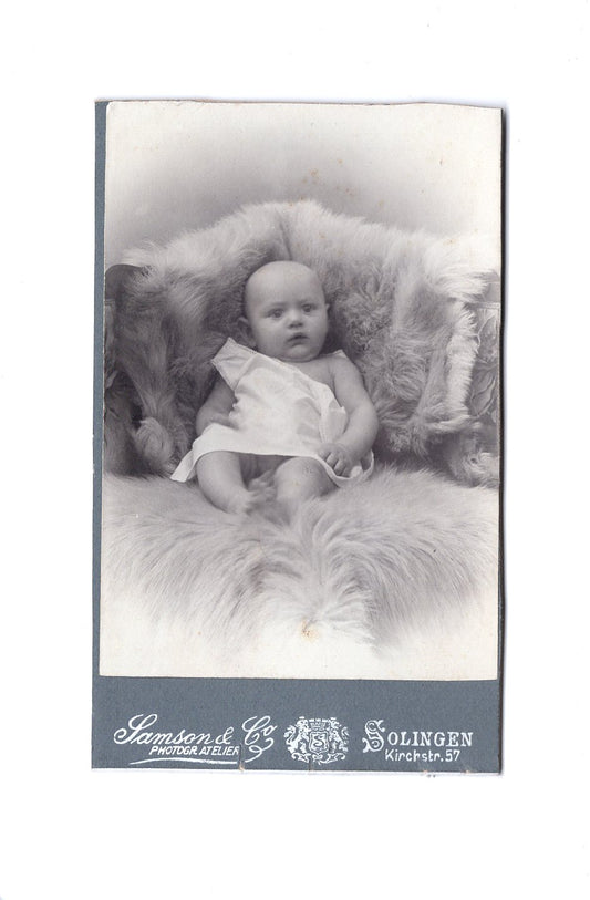 Fotografie Schönes Kinderbild / Baby - Solingen 1900er