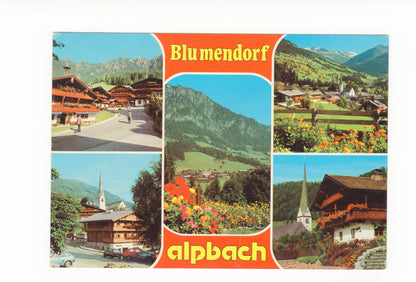 Ansichtskarte Blumendorf Alpbach / Tirol / Österreich