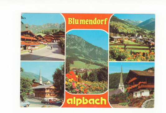 Ansichtskarte Blumendorf Alpbach / Tirol / Österreich