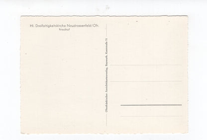 Ansichtskarte Hl. Dreifaltigkeitskirche Neudrossenfeld / Oberfranken / Friedhof