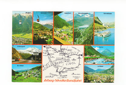 Ansichtskarte Arlberg-Silvretta-Rundfahrt / Österreich