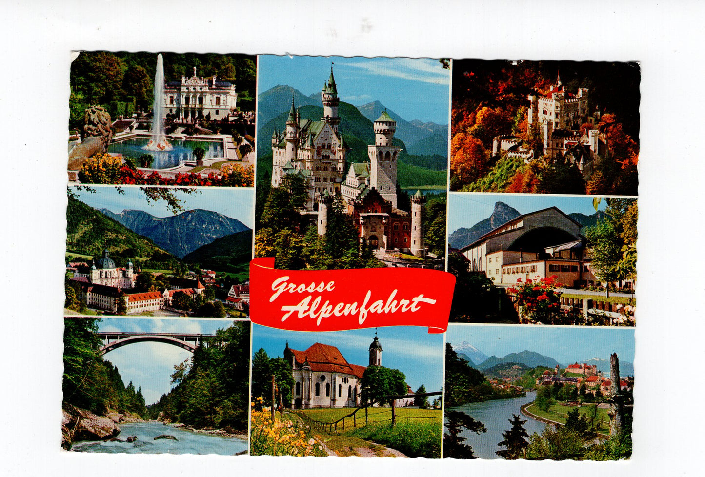 Ansichtskarte Große Alpenfahrt / Bayerische Alpen