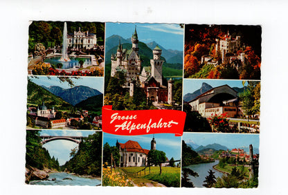 Ansichtskarte Große Alpenfahrt / Bayerische Alpen