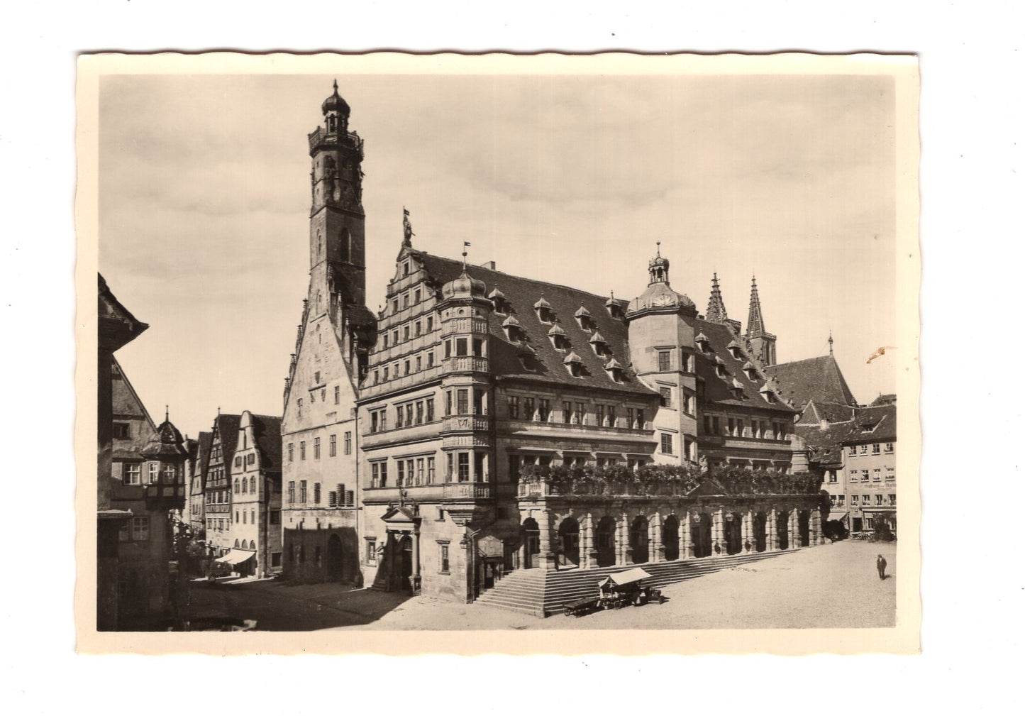 Ansichtskarte Rothenburg / Tauber / Rathaus