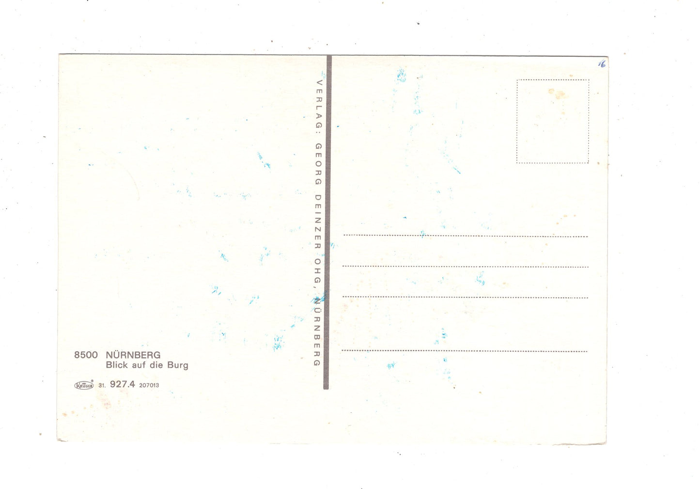 Ansichtskarte Nürnberg / Burg / M1-53