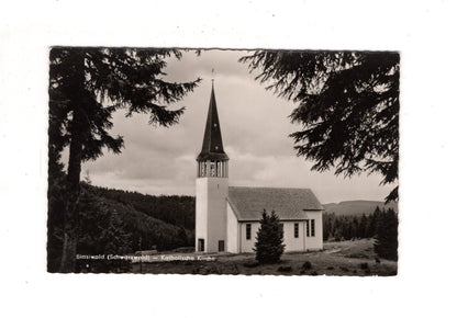 Ansichtskarte Blasiwald / Schwarzwald / Katholische Kirche / K1-48