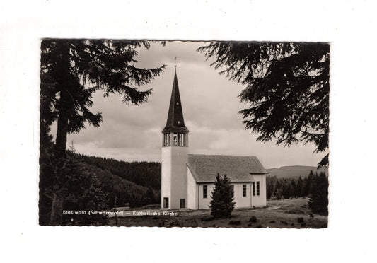 Ansichtskarte Blasiwald / Schwarzwald / Katholische Kirche / K1-48