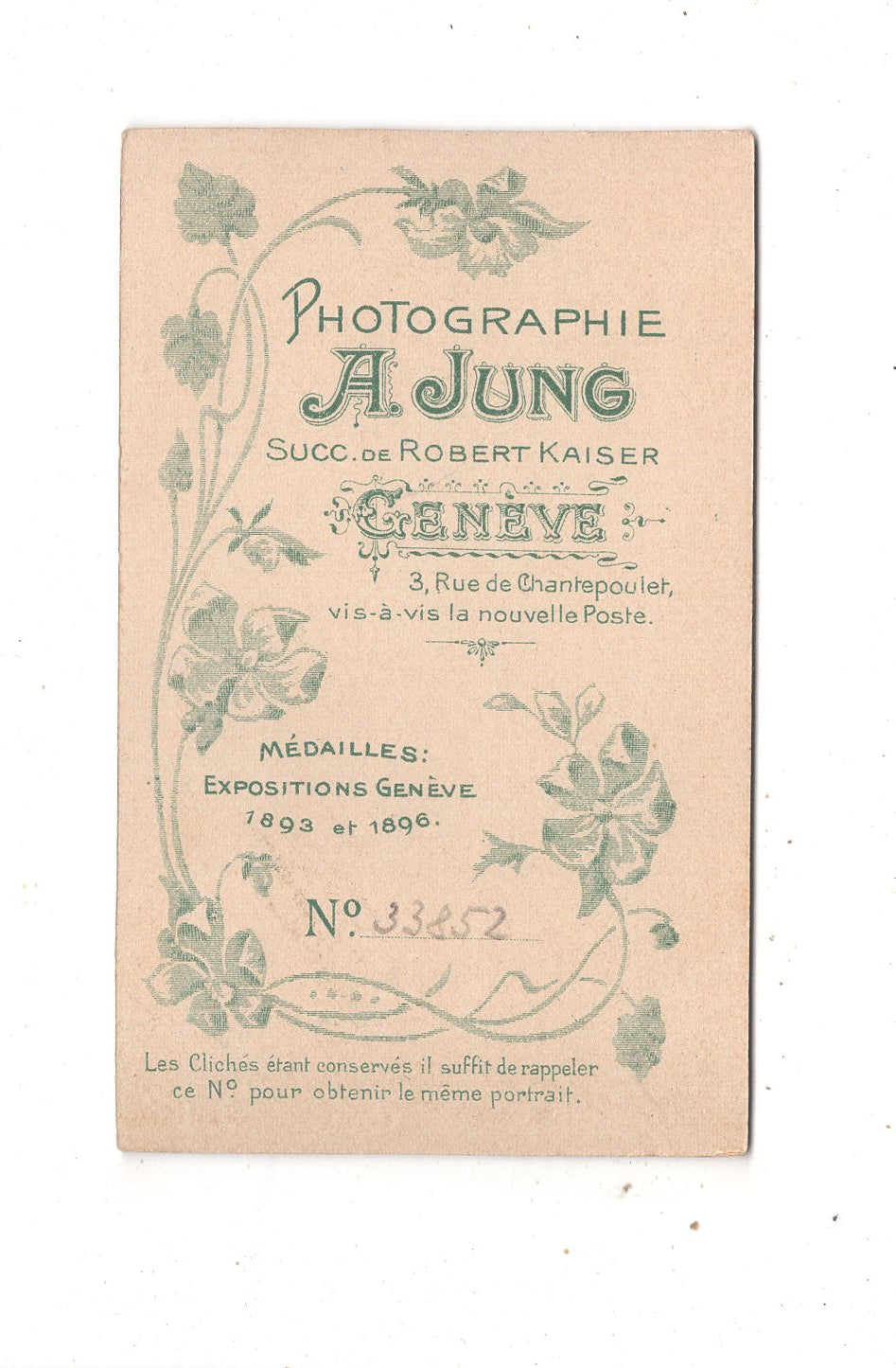 Fotografie Feines Paar - Geneve Genf 1890er